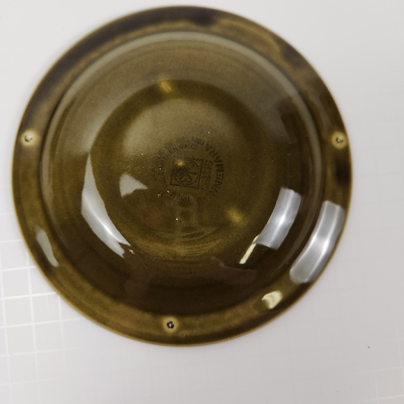 Vintage MCM Irish Celtic Connemara Earthenware Green 6 Inch Side Salad Plate - Picture 2 of 4